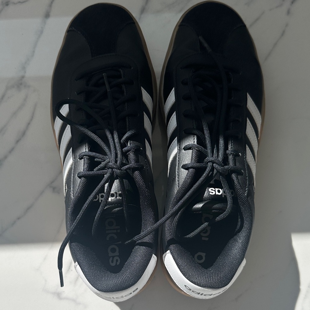 Adidas Black and White Sneakers SZ 9.5 women’s - Picture 3 of 16
